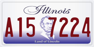 IL license plate A157224