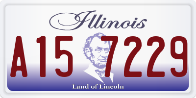 IL license plate A157229