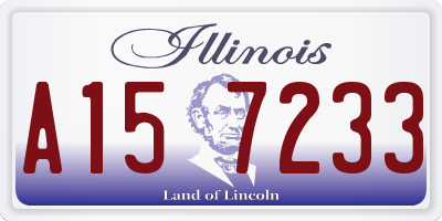 IL license plate A157233