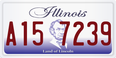 IL license plate A157239