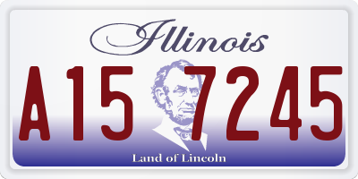 IL license plate A157245