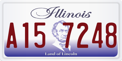 IL license plate A157248