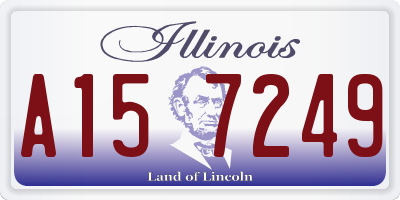 IL license plate A157249