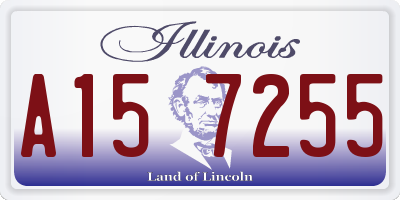 IL license plate A157255