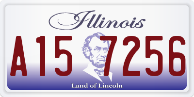 IL license plate A157256