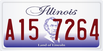 IL license plate A157264