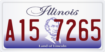 IL license plate A157265
