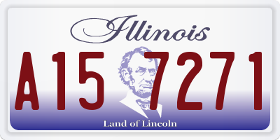 IL license plate A157271