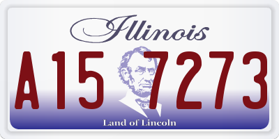 IL license plate A157273