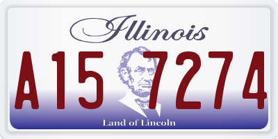 IL license plate A157274
