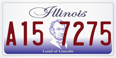 IL license plate A157275