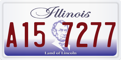 IL license plate A157277