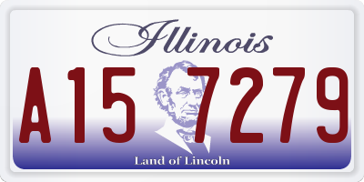 IL license plate A157279