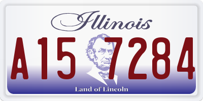 IL license plate A157284