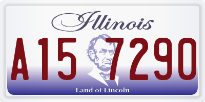 IL license plate A157290