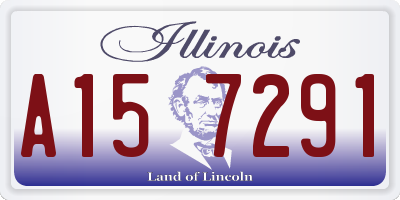 IL license plate A157291
