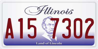 IL license plate A157302