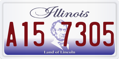 IL license plate A157305