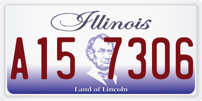 IL license plate A157306