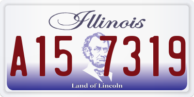 IL license plate A157319