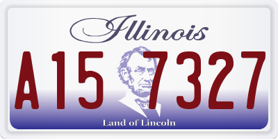 IL license plate A157327