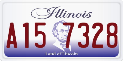 IL license plate A157328