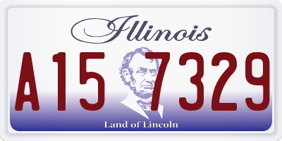 IL license plate A157329