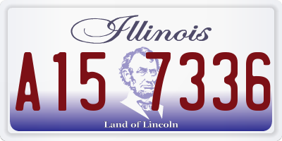 IL license plate A157336