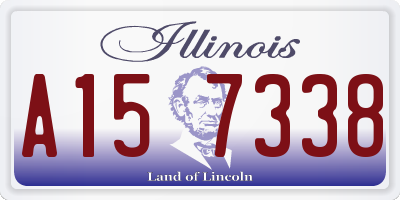 IL license plate A157338