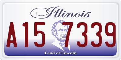 IL license plate A157339