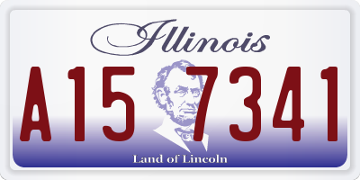 IL license plate A157341