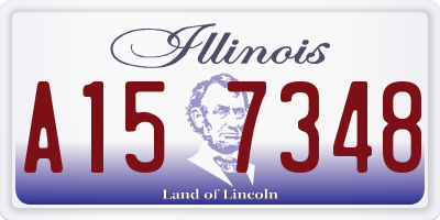 IL license plate A157348
