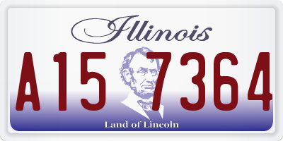 IL license plate A157364