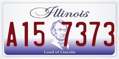IL license plate A157373