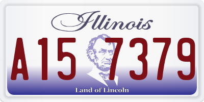 IL license plate A157379