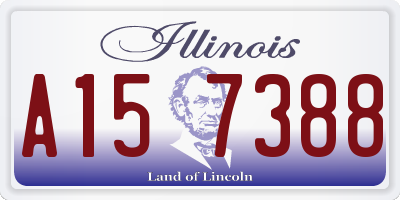 IL license plate A157388