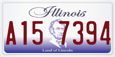 IL license plate A157394