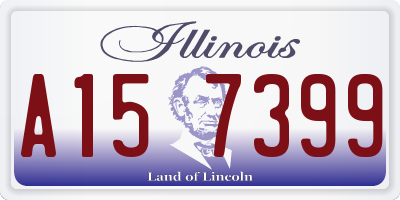 IL license plate A157399