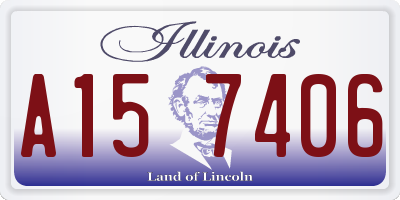 IL license plate A157406