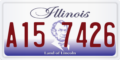 IL license plate A157426