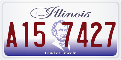 IL license plate A157427