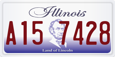 IL license plate A157428