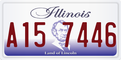 IL license plate A157446
