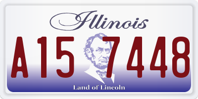 IL license plate A157448