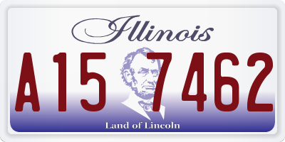 IL license plate A157462