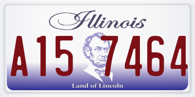 IL license plate A157464