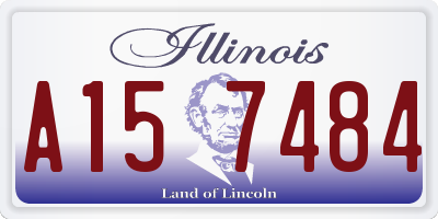 IL license plate A157484