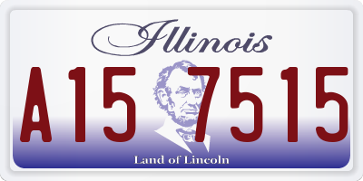 IL license plate A157515