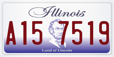 IL license plate A157519