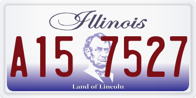 IL license plate A157527